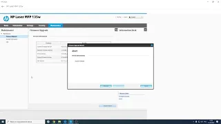HP laser MFP 135W firmware upgrade - Invalid Firmware - I used the file provided by HP tech support