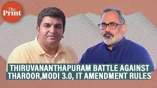 BJP's Rajeev Chandrasekhar on Thiruvananthapuram battle against Tharoor,Modi 3.0, IT Amendment rules