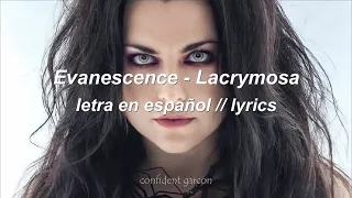 Evanescence - Lacrymosa (lyrics // letra en español) hq