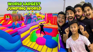 WORLD LARGEST JUMPING HOUSE 😍 JAMBO JUMP | MISHKAT KHAN