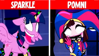 Dusk Till Dawn - Pomni Vs Twilight Sparkle | FNF x AMAZING DIGITAL CIRCUS