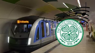 Celtic Glasgow Fans singing In Munich Underground