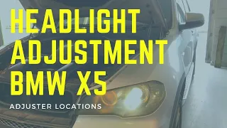 BMW X5 Headlight Adjustment