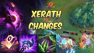 League of Legends - Xerath Changes vs Yasuo  - Mid Game Play