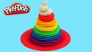 Play Doh Rainbow Swirl Ice Cream