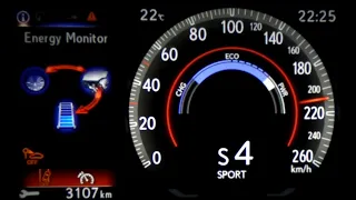 Lexus RX 350h E-Four acceleration 0-60 mph 0-100-200 km/h 80-120 kph top max speed GPS drag time