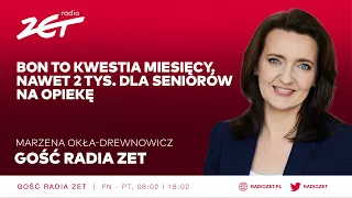 Marzena Okła-Drewnowicz zapowiada: Bon to kwestia miesięcy. Nawet 2 tys. dla seniorów na opiekę
