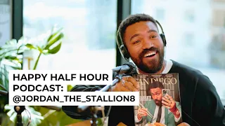 Happy Half Hour EXCLUSIVE - @jordan_the_stallion8 Talks Food And Reacts To His First Magazine Cover