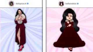 RE-CREATING BELLA POARCH'S INSTAGRAM PHOTOS IN ROYALE HIGH! | Roblox