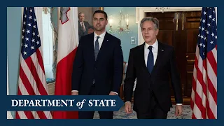 Secretary Blinken meets with Maltese Foreign Minister Ian Borg