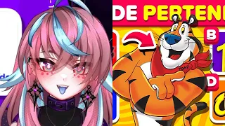 Emikukis REACCIONA "Adivina la Marca por su Personaje 🐸🤔🐯| PlayQuiz de Marcas - Logos"