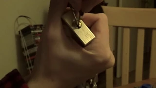 Lock: 12 Master brass shutter lock.(Avoid)