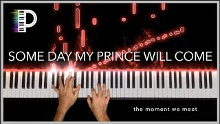 Someday My Prince Will Come - a beautiful solo piano arrangement by KNO Piano (with lyrics)