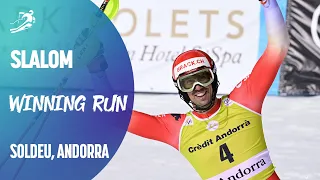 Zenhaeusern wins last slalom of the season | Soldeu | FIS Alpine