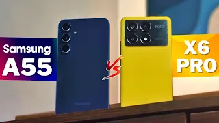 BEDA 1JUTA, WORTH MANA? Samsung Galaxy A55 VS Poco X6 PRO (Unexpected)