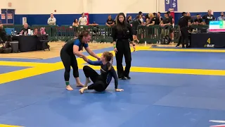 IBJJF Dallas Open - Female Blue Belt No Gi - Tess Kent vs Shelby Strawn