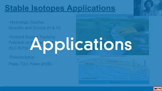 Stable Isotopes Applications