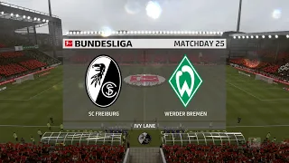 FIFA 20 | Freiburg vs Werder Bremen - Bundesliga | 23/05/2020 | 1080p 60FPS