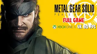 Metal Gear Solid Peace Walker (2010) Full Walkthrough/Playthrough No Commentary 4K 60 FPS Xbox One X