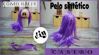 Cómo hacer pelo sintético para muñecas 👧 low cost