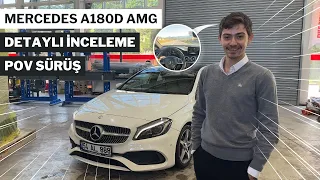 MERCEDES A180d AMG Is Better Than the A3? Detailed Review/Pov Driving 0-100 Acceleration ENG.SUBT.