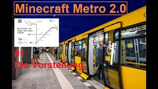 🚇🚇Minecraft Metro 2.0🚇🚇  BESTE U-BAHN MOD ALLER ZEITEN #1 Die Vorstellung der Mod