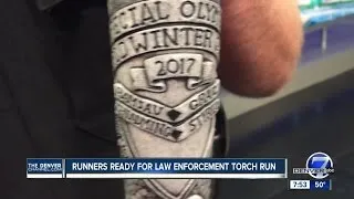 Law enforcement officers from across Colorado coming together for Special Olympics torch run