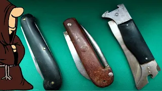 Складные ножи-гиганты СССР в коллекции ножей РИ и СССР / USSR knife collection