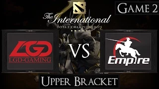 Dota 2 The International 2015 LGD vs Team Empire