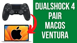 How to pair DualShock 4 (PS4) controller to macOS Ventura - MacBook Pro 2023