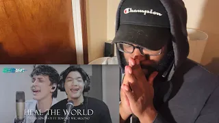 🇮🇩 Dimas Senopati ft Tenggo Wicaksono - Heal the World ( Michael Jackson ) Cover | REACTION!!!!