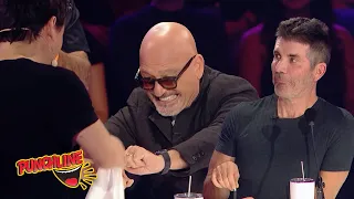 FUNNY Magician Makes The AGT Judges Laugh Out Loud!