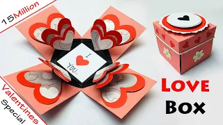 Love Box Card | Love Greeting Cards Latest Design Handmade | I Love You Card Ideas 2021 | #76