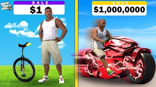 $1 BIKE to $1,000,000,000 MEGA BIKE in GTA 5