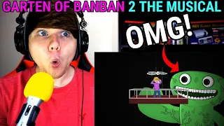 ♪ GARTEN OF BANBAN 2 THE MUSICAL - Animated Song @lhugueny REACTION!