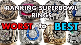 [2019] Ranking every Super Bowl Ring WORST to BEST
