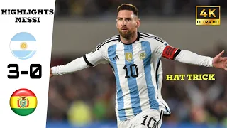 Messi Hat trick 💥 Argentina vs Bolivia 3-0 - All Goals & Highlights - 2023