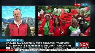 Budget speech feeble and inflammatory: Cosatu