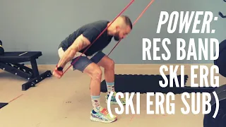 Resistance Band Ski Erg (Ski Erg Substitute)