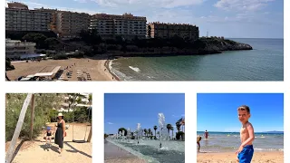 Отпуск в Испании /2/🇪🇸🌴 лучший пляж Салоу🏖️ ☀️гуляем по набережной🌴