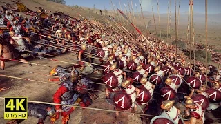 SPARTANS vs ROMANS - Total War: ROME 2 [4K Gameplay]