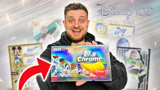 OPENING a TOPPS CHROME DISNEY 100 Hobby Box! (Box Break!)