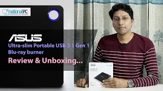 ASUS SBW-06D5H-U - Ultra-slim Portable USB 3.1 Blu-ray burner review and unboxing (Hindi)