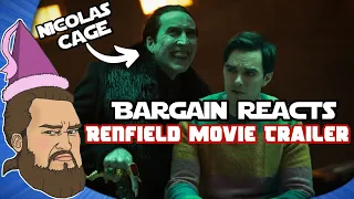 Renfield Trailer Reaction (NICOLAS CAGE VAMPIRE)