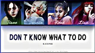 Blackpink – Don’t Know What To Do (Color Coded Lyrics Han/Rom/Pt-br)