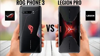 ASUS ROG Phone 3 vs Lenovo Legion Pro | Tech Cuber