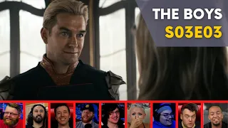 Reactors Reaction to HOMELANDER AND STARLIGHT | The Boys S03E03 "Barbary Coast"