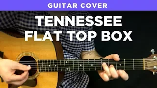 Johnny Cash guitar cover "Tennessee Flat Top Box" (play-along w/ chords & tabs)