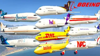 GTA V: Boeing 727-200 Cargo Airplanes Air Best Extreme Longer Crash and Fail Compilation