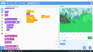 Відеоінструкція до практичної роботи у середовищі Scratch "Дощ"